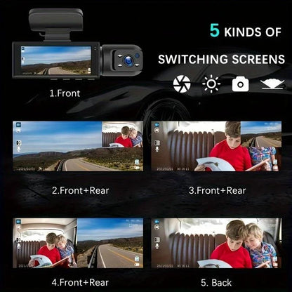 Dash Cam per Auto 1080P – Doppia Lente con WiFi - ScontoX