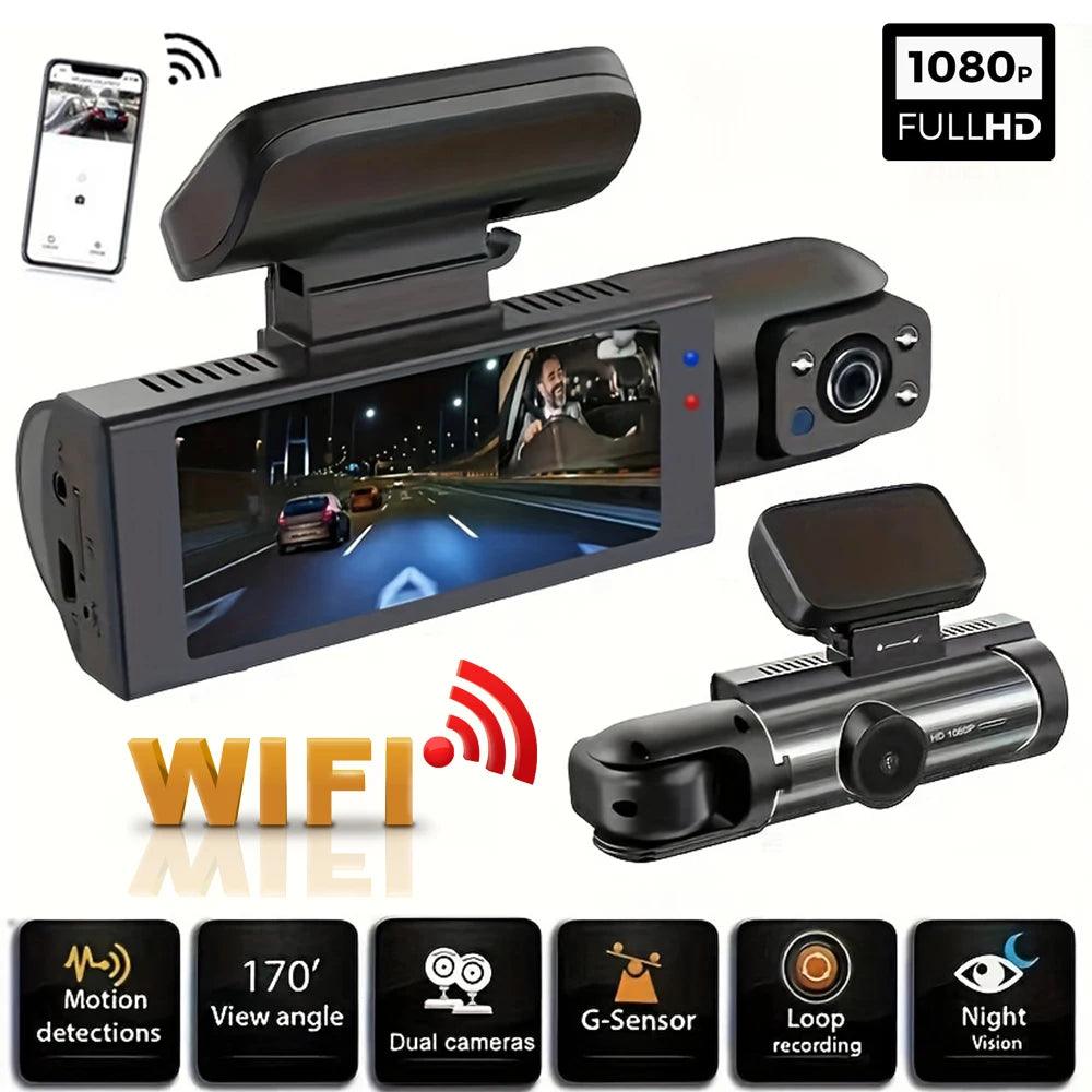 Dash Cam per Auto 1080P – Doppia Lente con WiFi - ScontoX